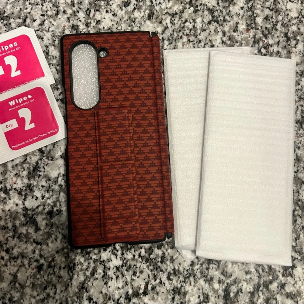 Samsung Z Fold6 Maroon Case